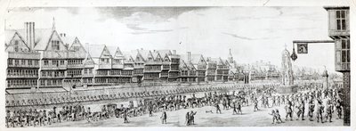 ウィリアムハーバート（1771-1851）とロバートウィルキンソン（fl.1785-1825）1809によって出版された1638年のチープサイド沿いのマリーデメディチの行列 作： English School