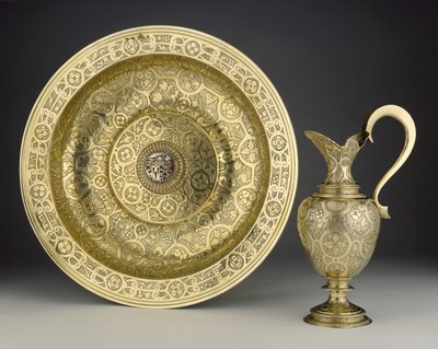 プロクター盆地とプロクター水差し、1592-93 作： English School