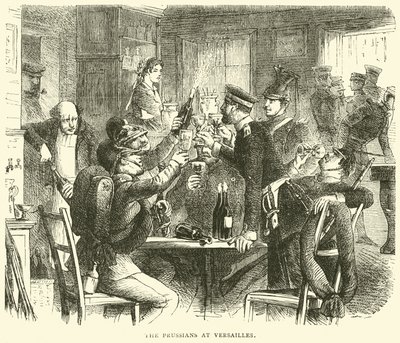 1870年10月、ベルサイユのプロイセン人 作： English School