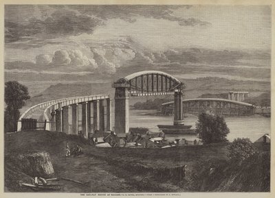 ソルタッシュの鉄道橋、I・K・ブルネル、エンジニア（彫刻作品 作： English School