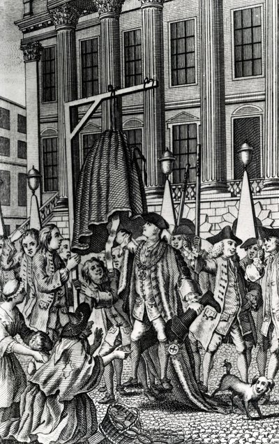 ペチコートのレイプ、1768 作： English School