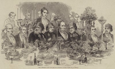 イブラヒム・パチャへのリフォームクラブの宴（彫刻 作： English School
