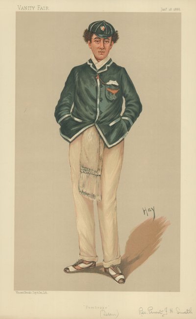 アーネスト牧師のジョンヘリススミスMA、ペンブローク、1888年1月28日、バニティフェアの漫画 作： English School