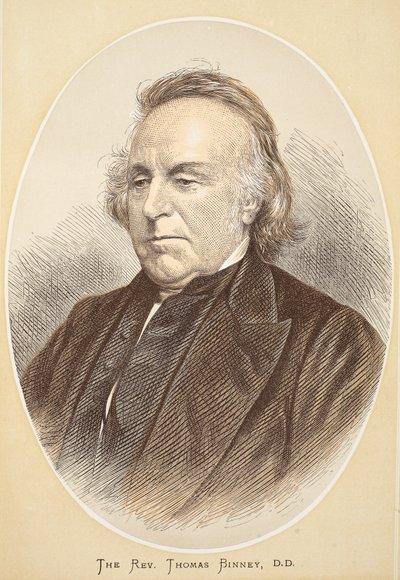 トーマスビンニー牧師（DD）は、P。J.ユーイングリッチーによる「The Pictorial Edition of the Life and Discoveries of David Livingstone」のイラストを使用しています。 A. Fullarton＆Co.、1876年 作： English School