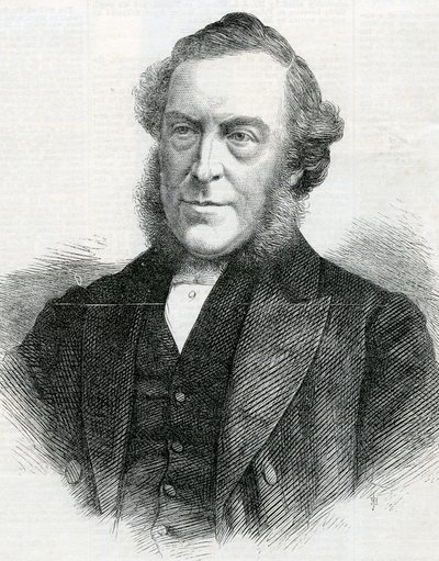 ウェズリアンメソジスト会議の会長、ジョンベッドフォード牧師、1867年 作： English School