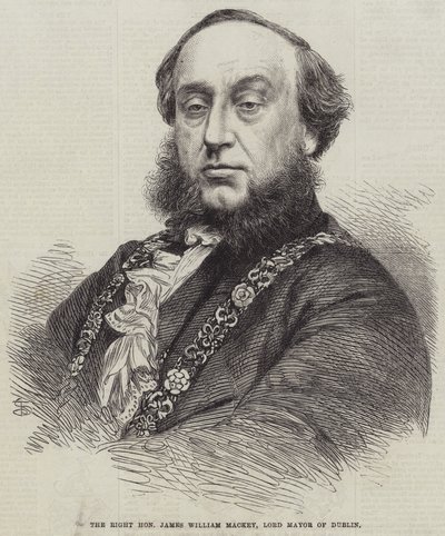 The Right Honourable James William Mackey, Lord Mayor of Dublin (Engraving) 作： English School