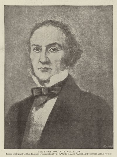 The Right Honourable W E Gladstone (litho) 作： English School
