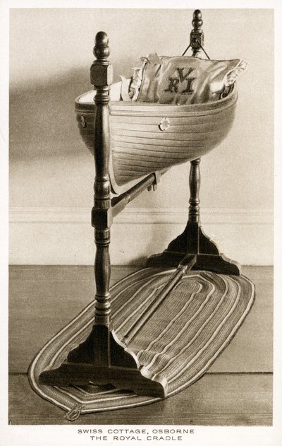 ロイヤルクレードル、スイスコテージ、オズボーンハウス、ワイト島、1893年頃（木） 作： English School