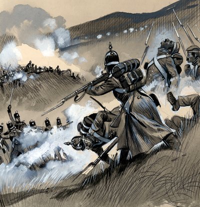 クリミア戦争で華麗に戦うイギリス海兵隊 作： English School