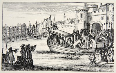 タワーから戻ってきた7人の司教、1688年 作： English School