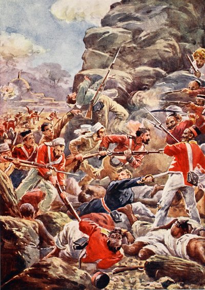 1857年のデリー包囲戦：9月14日の突破 作： English School