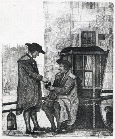 ソーシャルピンチ、ウィリアムケイ作、1784年〜1813年の版画 作： English School