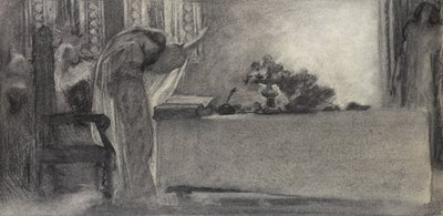 呪文、1870年頃（木炭） 作： English School