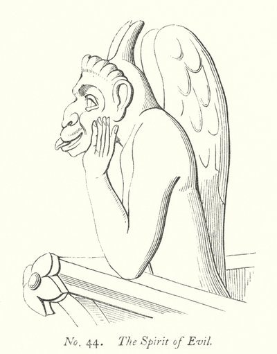 The Spirit of Evil (the engraving) 作： English School