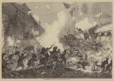 The Storming of Lucknow（彫刻 作： English School