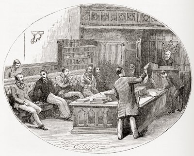 GTベタニーの「世界の住民」によるオーストラリアのシドニー下院議員、1888年発行 作： English School