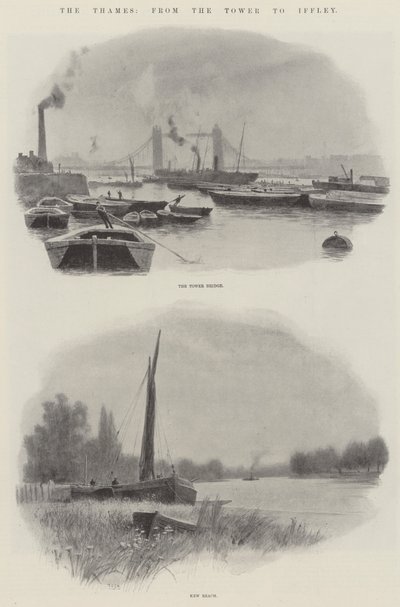 The Thames, from the Tower to Iffley (litho) 作： English School