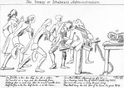 条約またはシャベアーズ政権、1757 作： English School