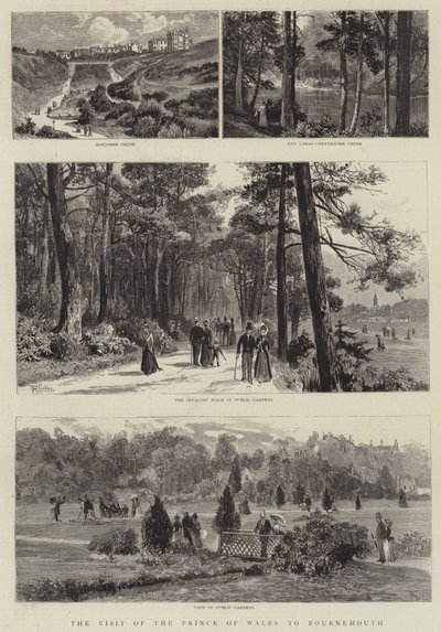 The Visit of the Prince of Wales to Bournemouth (e.g. engraving) 作： English School