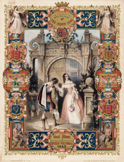 彼女の最も優雅な女王ビクトリア1842のボーカルアルバム 作： English School