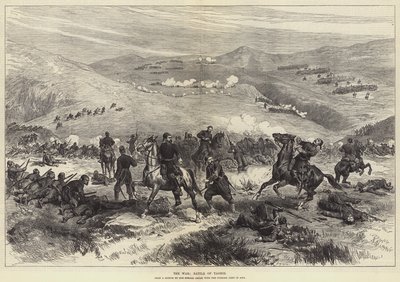 The War, Battle of Taghir (Engraving) 作： English School