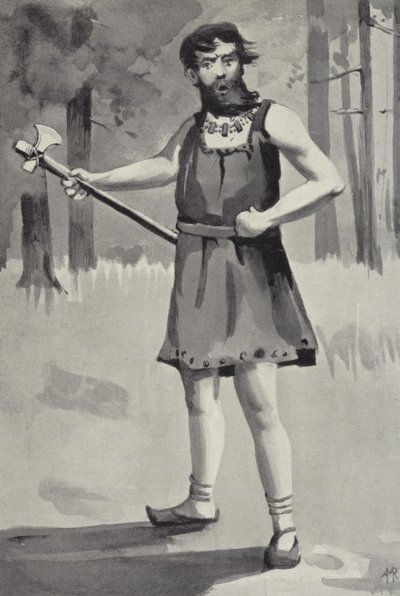 The Warrior Chief（リトグラフ 作： English School