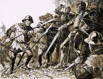 バラの戦争。バーネットでの最後の戦い 作： English School