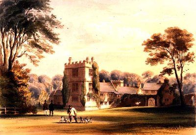 コテヘル・ハウスの西塔、1830〜40年頃（カラーリトグラフ） 作： English School