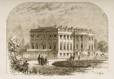 ホワイトハウス、1870年頃 作： English School