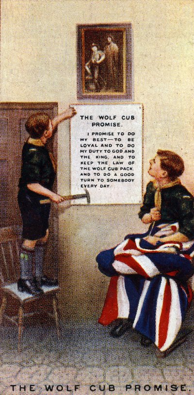 ウルフカブの約束、1929 作： English School