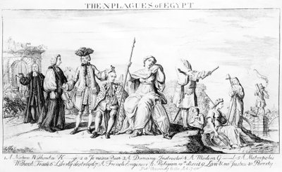 エジプトのX疫病、1749年 作： English School