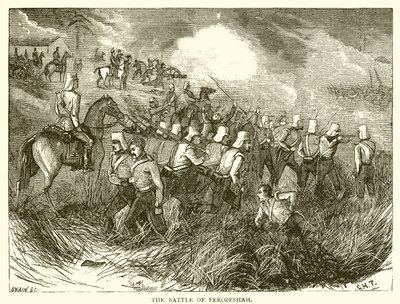 フェロゼシャの戦い（1845） 作： English School