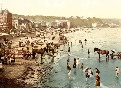 ビーチ、ダグラス（手彩色写真） 作： English School
