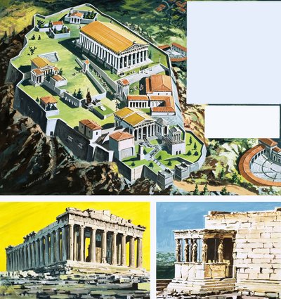 古代ギリシャのアテネ市 作： English School