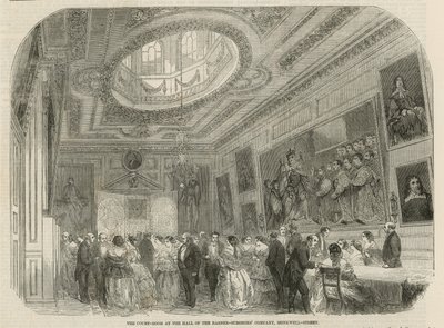 ロンドンのモンクウェルストリートの理髪外科医会館の法廷 作： English School
