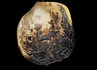 中尉Luckraft、1882年の死（パールシェル） 作： English School