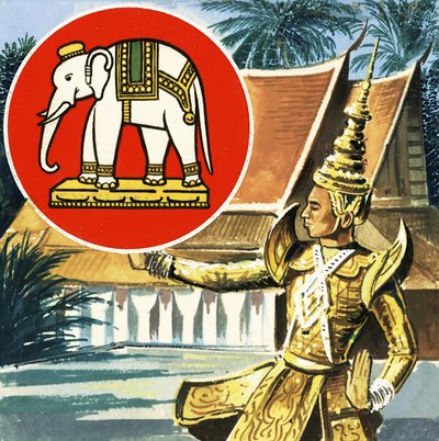 象、タイの紋章 作： English School