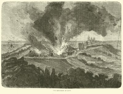 1870年9月、ランでの爆発 作： English School