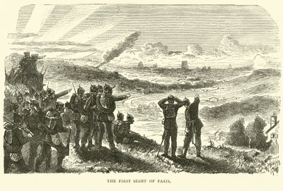 1870年9月、パリの最初の光景 作： English School