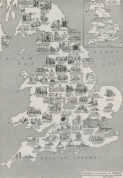 イギリスの産業のグループ化 作： English School
