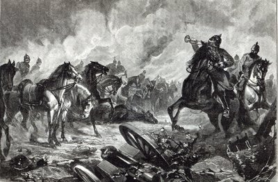 グラヴェロットの馬、「レジャーアワー」、1888年 作： English School