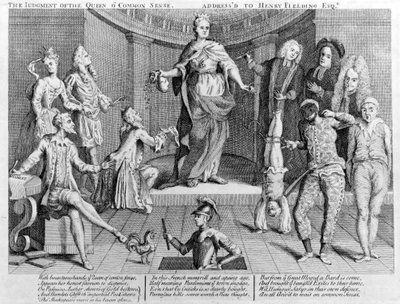 ヘンリーフィールディング方程式、1736年に宛てられた女王の常識の判断 作： English School