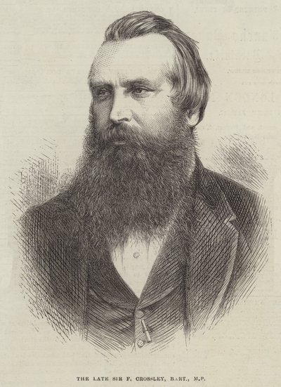 故Sir F Crossley, Baronet, MP (Engraving) 作： English School