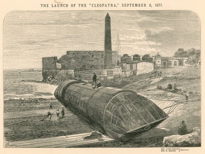 1877年9月8日、クレオパトラの打ち上げ 作： English School