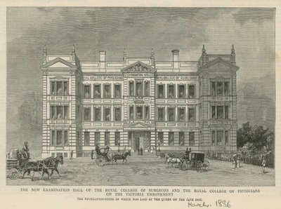 王立外科医大学と王立内科医院の新しい検査ホール 作： English School