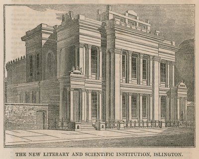 新しい文学と科学機関、イズリントン、ロンドン 作： English School