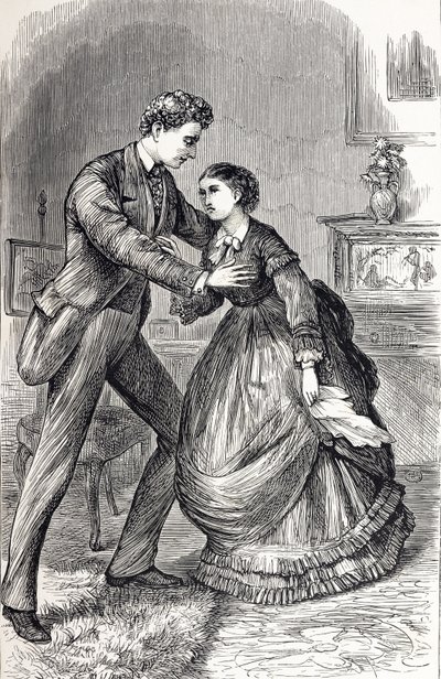 「Routledge Christmas Annual」より「彼が彼女を手に持った次の瞬間」 作： English School