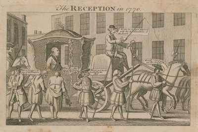 1770年のレセプション 作： English School