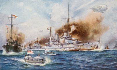 1918年のドイツ公海艦隊の降伏 作： English School