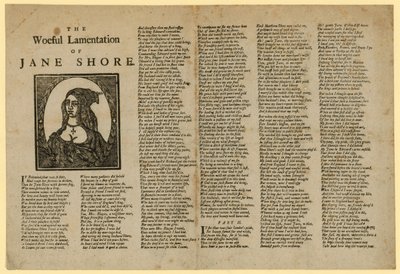 ジェーンショアの悲惨な嘆き 作： English School